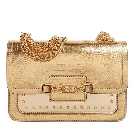 michael kors gold bow crossbody|Michael Kors gold crossbody.